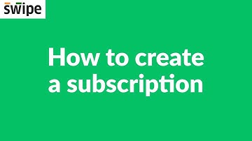 How to create a subscription/ recurring invoice | Swipe