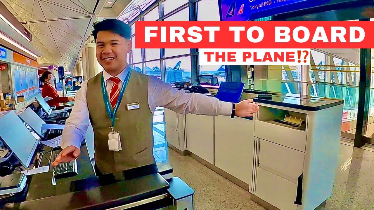 First to board the plane⁉️ Cathay Pacific A350900 business class