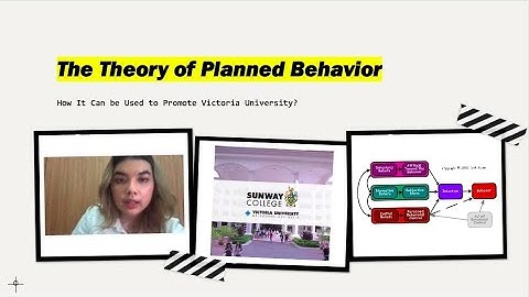 Theory of Planned Behaviour - Consumer Behaviour BHO 2434