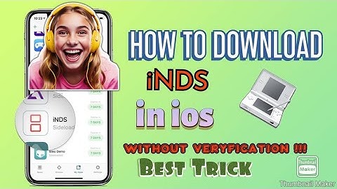 Install DS Emulator For iPhone | How To Download iNDS Nintendo for iOS  [NO JAILBREAK] 2024