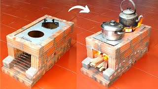 How to make a wood stove - Stove to save firewood