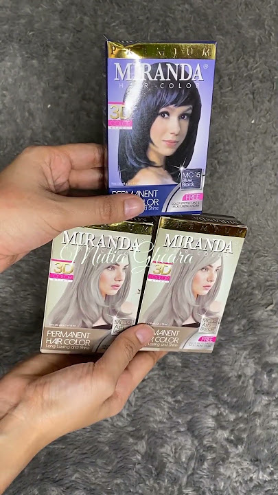 Cat Rambut Sendiri TANPA BLEACHING || Miranda Ash Blonde & BlueBack #catrambutsendiri #ashblondehair