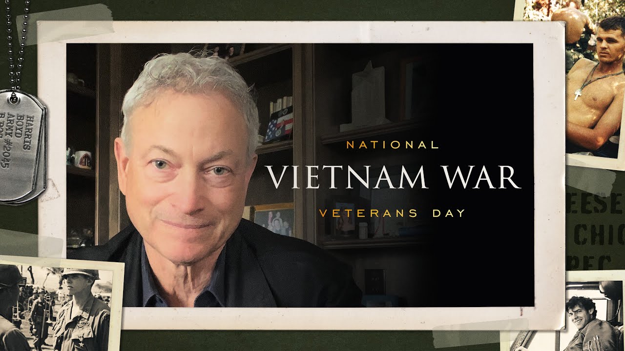 A Special Message from Gary Sinise on #VietnamVeteransDay - YouTube