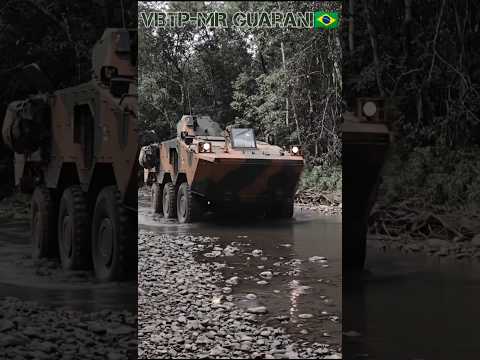 Força Guarani! 🇧🇷🛡️ O blindado anfíbio do Exército Brasileiro em operação tática na selva! ✨ Defesa.