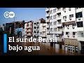 Desolador panorama en Brasil por las lluvias e inundaciones