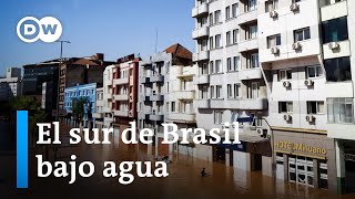 Desolador panorama en Brasil por las lluvias e inundaciones