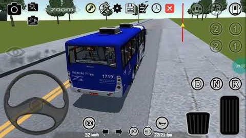 Pronto bus simulador urbano com MOD map Aricanduva linha 1022-10 com o Marcopolo sênior midi