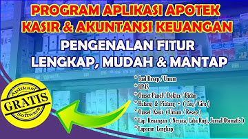 APLIKASI APOTEK TOKO OBAT GRATIS || Pengenalan Fitur Aplikasi Gratis