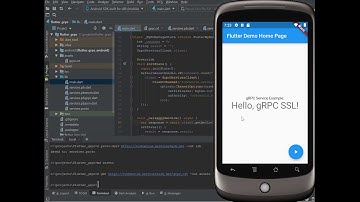 Dart Flutter Android App calling ServiceStack gRPC .NET Core Services