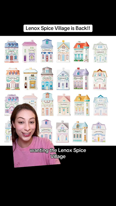 Lenox Spice Village Returns 🏠🩵🩷 #lenox #lenoxspicevillage #girly #coquette