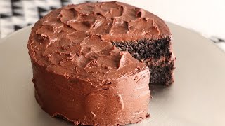 Classic eggless chocolate cake **devils food cake**