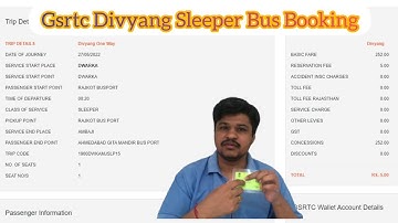 GSRTC Divyang Booking | Sleeper Bus Booking | Non Ac Bus Booking | Hardiksinh Gohil #gsrtcbus