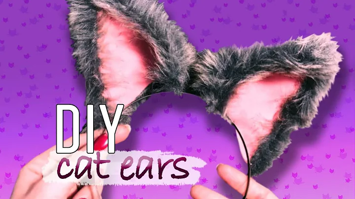 Making easy Cosplay CAT EARS DIY