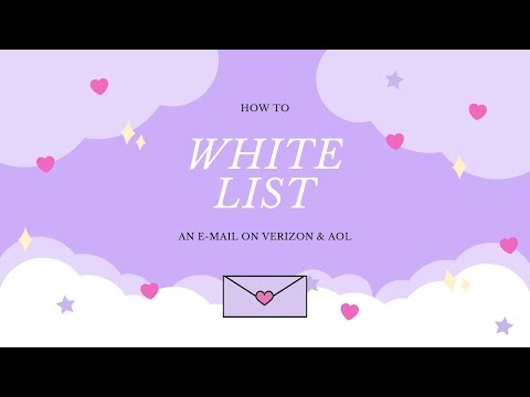 How to White List an E-mail on Verizon and AOL
