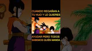 Cuando se trata de regaños, Goku no puede hacer nada #DBZ #DBSuper #Goku #Kaiosama #Kakaroto #Yamcha