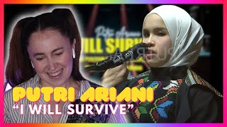 Putri Ariani "I Will Survive" | Mireia Estefano Reaction Video