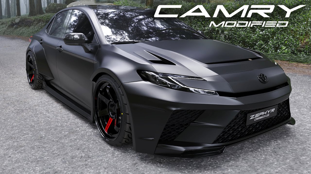 NEW Toyota Camry 2025 Modified Widebody Lowered Concept by Zephyr Designz  4K 