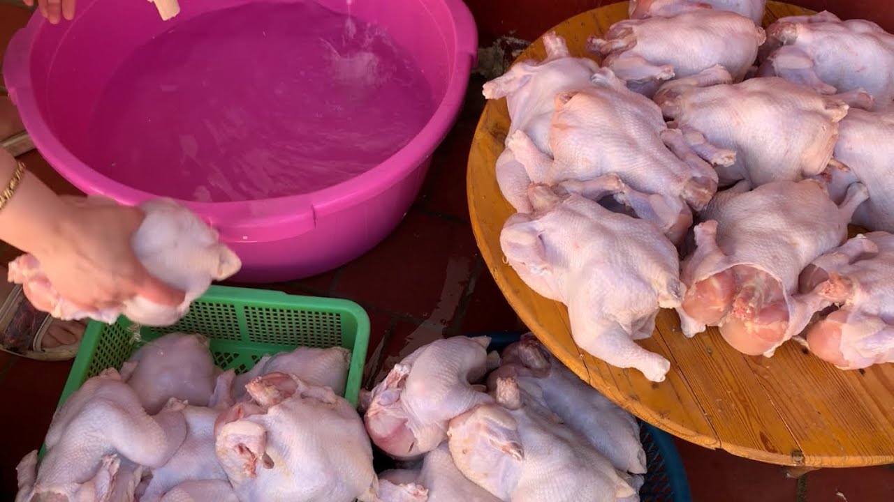 كوني محترفة 💪اهم حاجة هي #غسيل الدجاج #طريقة الغسيل بالتفصيل وكيفاش ميجيش مزفر ويجي بنين