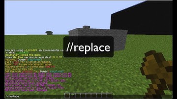 World edit tutorial ep.1 setting and replacing blocks