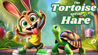 The Tortoise and the Hare - A Classic Tale of Patience and Perseverance | Turtle vs Rabbit Storytime