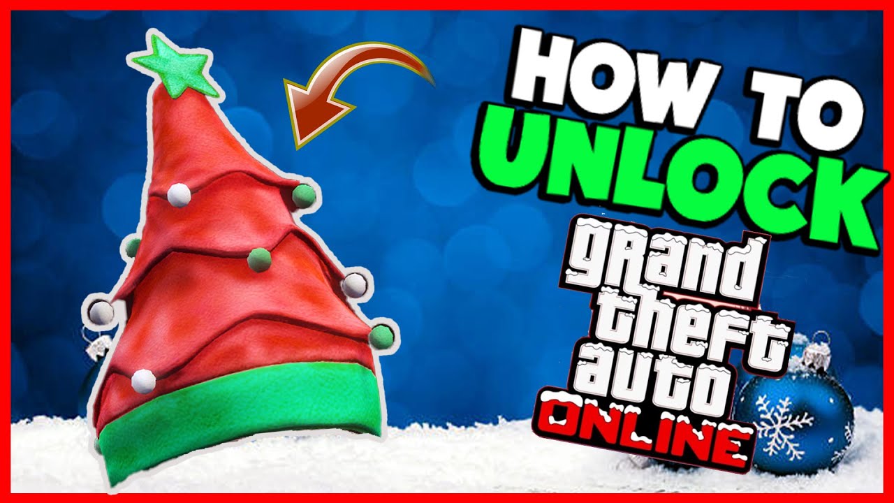КАК РАЗБЛОКИРОВАТЬ КРАСНУЮ РОЖДЕСТВЕНСКУЮ ШАПКУ В GTA ONLINE 🎁🎄