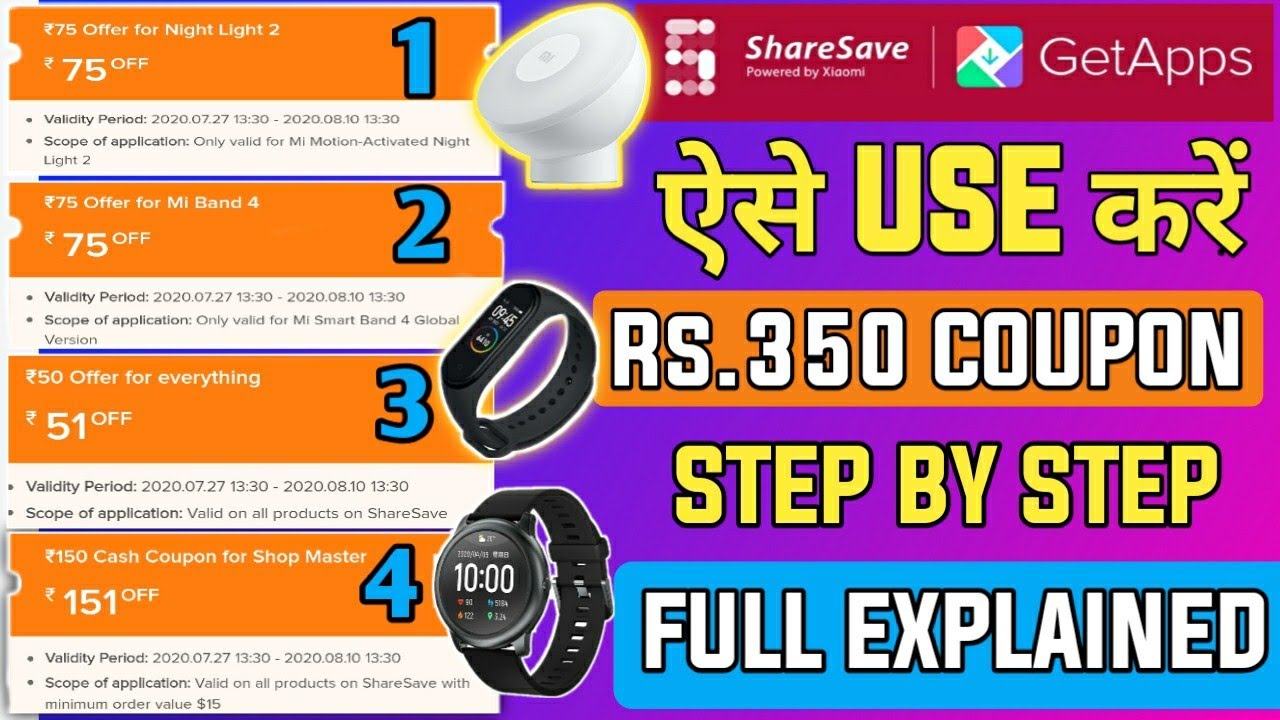 How to use mi getapps special offer ₹350 coupon full explained | mi getapps special offer | GetApps