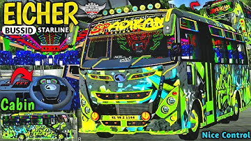 New EICHER STARLINE BUS MOD For Bus Simulator Indonesia | Free Mod | New Bus Mod | #bussidmods