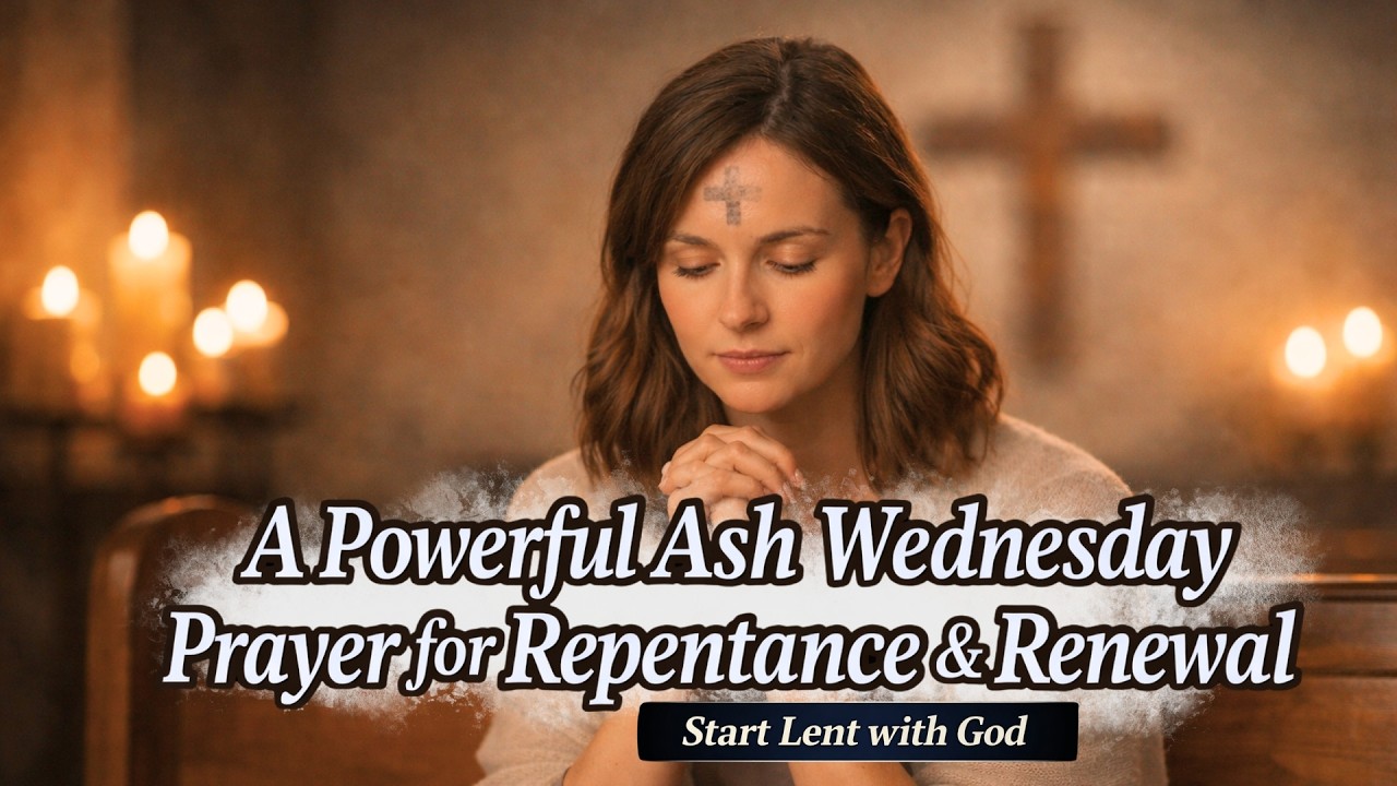 A Powerful Ash Wednesday Prayer for Repentance & Renewal (Start this Lent with God) 18 Feb 2026