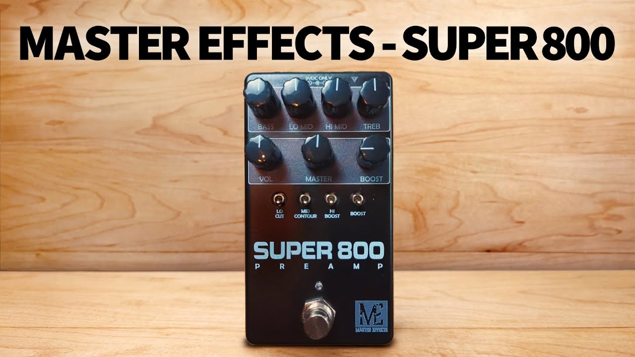 Master Effects Super forty ベースプリアンプ Master Effects Super forty ベースプリアンプ Master Effects - Super