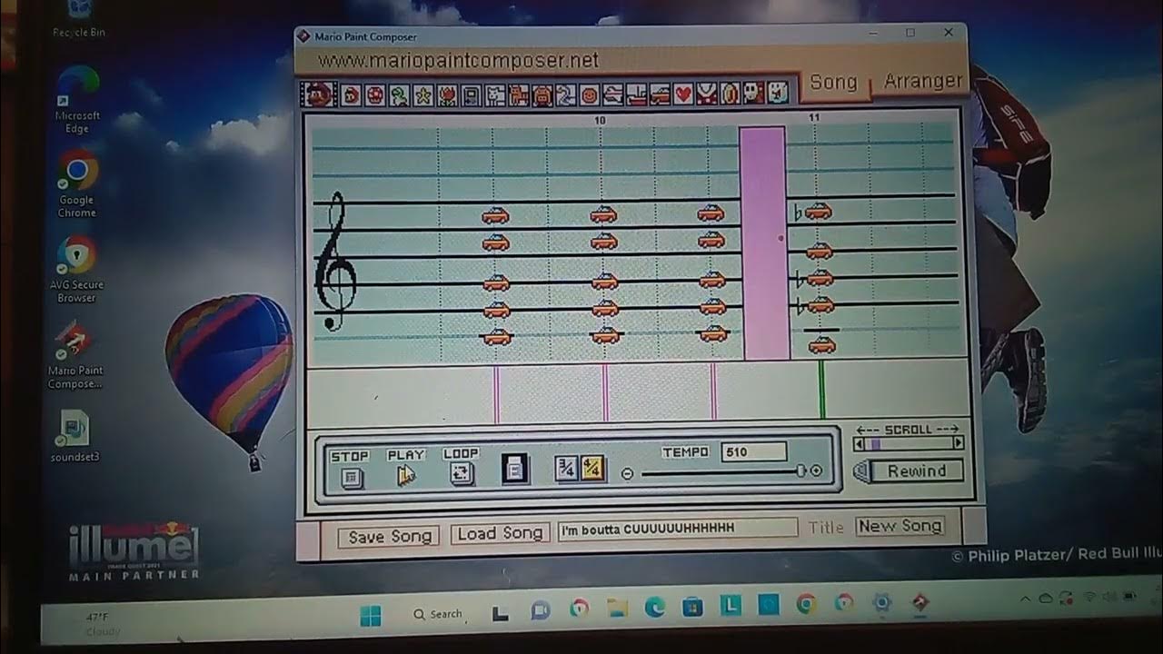 Ambatukam choir in Mario paint composer 2.0 YouTube