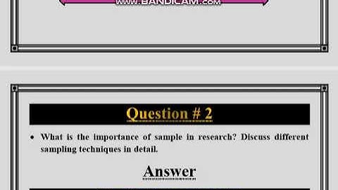 AIOU solved assignment 2 | b.ed(spring2023) | code 8604 | Q#2 importance of sample in research