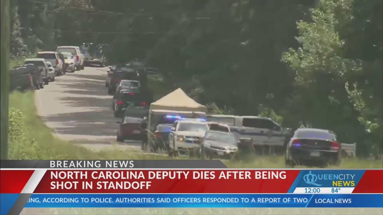 North Carolina deputy dies after being shot in standoff - YouTube