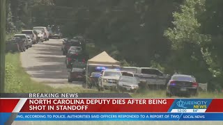 North Carolina deputy dies after being shot in standoff