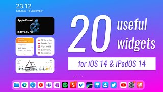 20 USEFUL WIDGETS for iOS 14 and iPadOS 14! screenshot 4