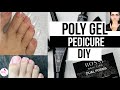 DIY Pedicure at Home with Poly Gel & Dual Forms