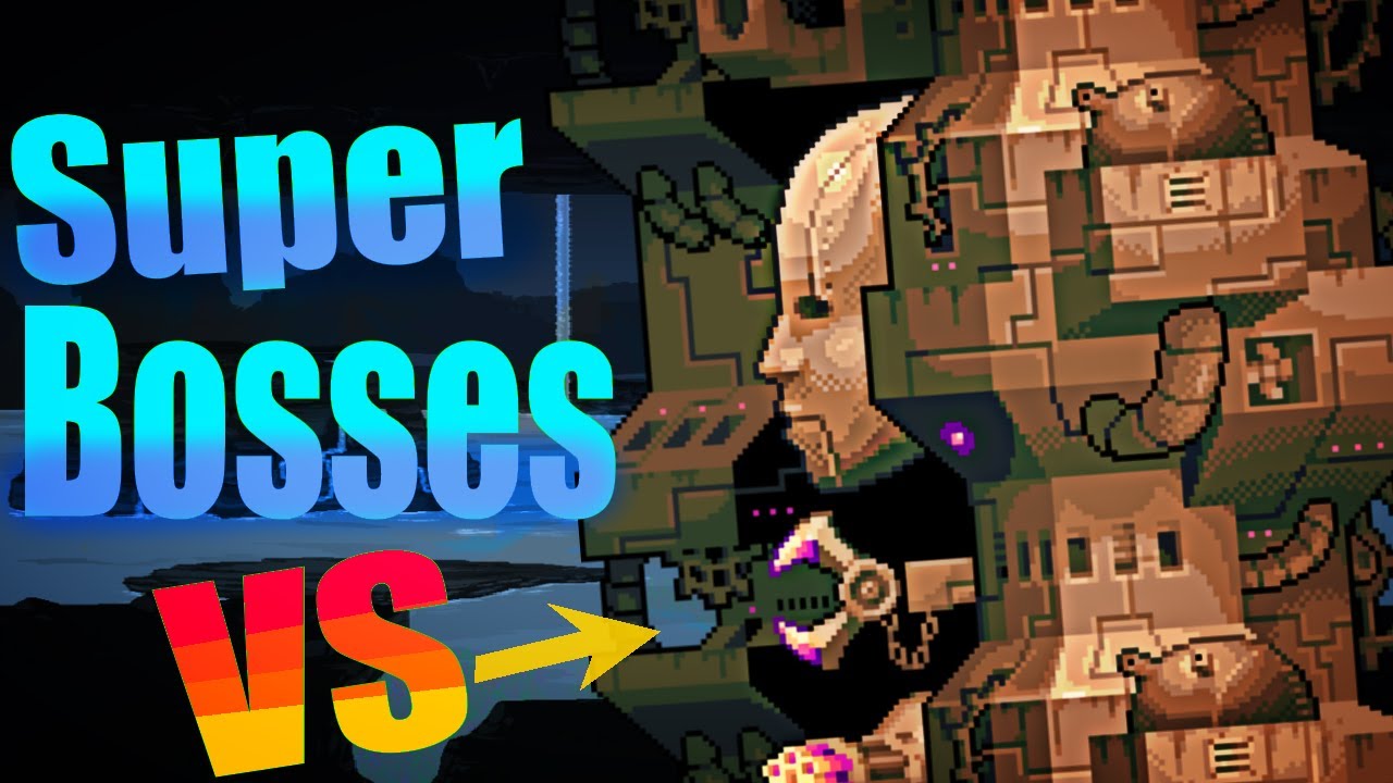 Terraria WALL OF BRONZE VS SUPER BOSSES!!!