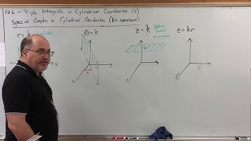 12.6 (video 2) Triple Integrals in Cylindrical Coordinates - Special Graphs in Cylindrical Coord.