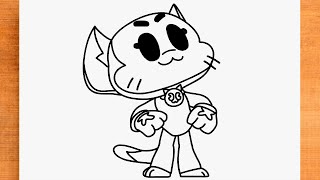 Como dibujar a KIT de Brawl Stars - nuevo brawler