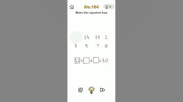 brain out level 154 make this equation true solution