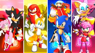 Amy + Shadow vs Knuckles + Tails vs Sonic + Egman vs Rouge + Amy | Tiles