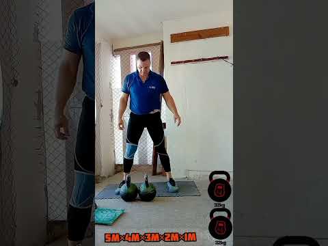 Рывок гири 32 кг техника
