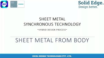 Hybrid Design Process with Solid Edge!