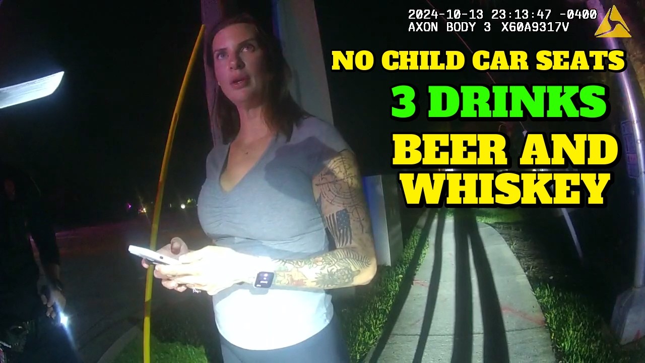 DUI Crash with Her Kids in the Car - Jupiter, Florida - YouTube