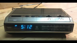 General Electric Clock Radio Extravaganza Part II - the 1980's
