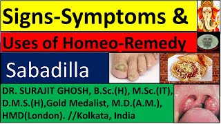 SIGNS-SYMPTOMS & USES OF HOMEO-REMEDY SABADILLA screenshot 5