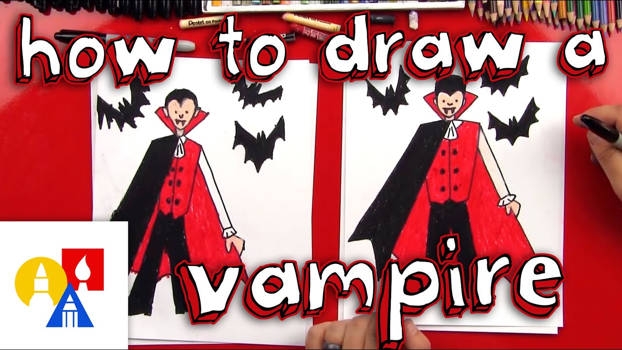 Como Desenhar Vampiro Para Crianças. Tutorial De Desenho Passo a Passo  Ilustração do Vetor - Ilustração de kindergarten, tutorial: 288822217