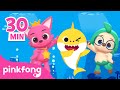 Vamos dançar com Pinkfong, Hogi e Bebê Tubarão❗️| + Compilação | Pinkfong Canções para crianças