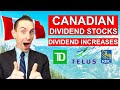 Best Canadian Dividend Stocks - Acquisitions &amp; Increases 2023