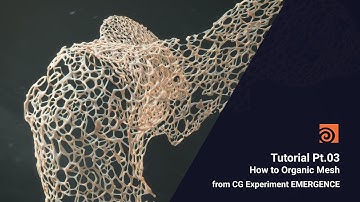 How to Organic Mesh | Houdini tutorial beginner(include project file) Tutorial Pt.03