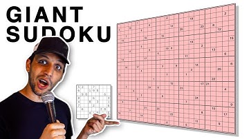 AI Program Solves GIANT 25x25 SUDOKU
